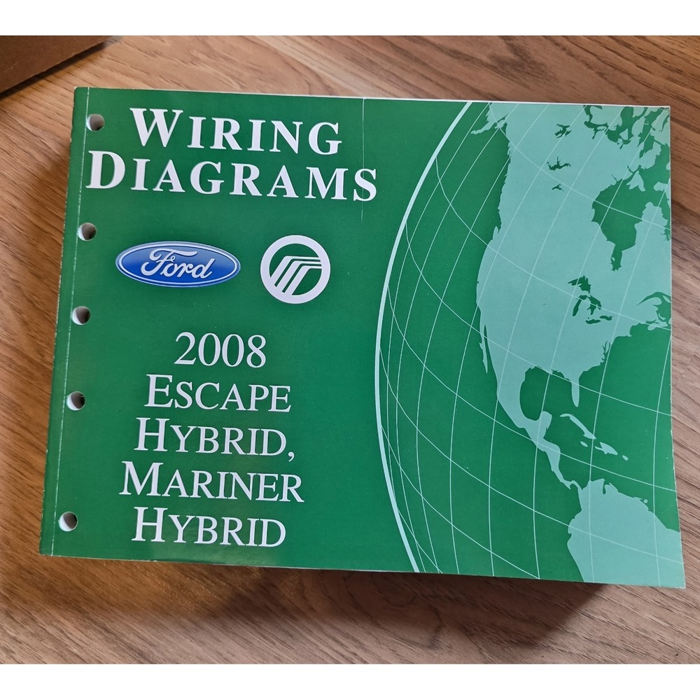 Ford Wiring Diagrams 2008 Escape Hybrid, Mariner Hybrid